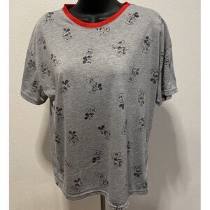 Disney Size Small Top Short Sleeves Mickey Mouse